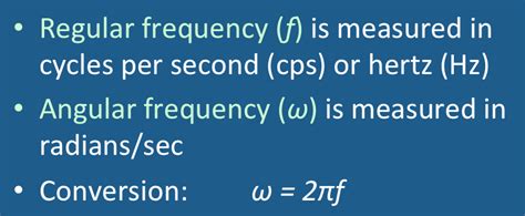 omega=2πf|how to get angular frequency.